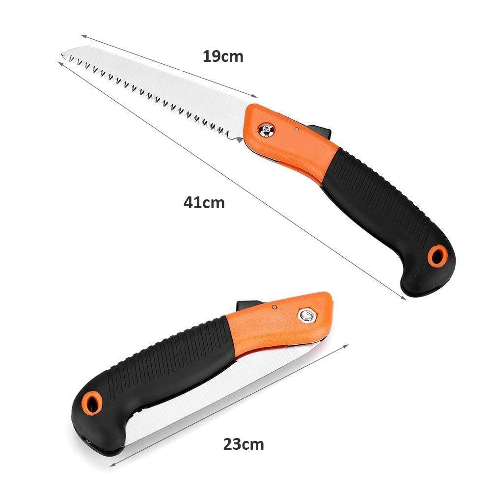 464 Folding Saw(180 mm) for Trimming, Pruning, Camping. Shrubs and Wood 