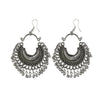 Generic Women's Alloy, silver Plated Hook Dangler Hanging Earrings-Silver