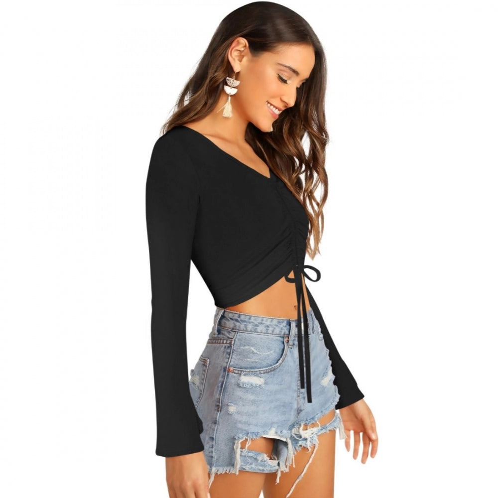 Generic Women's Western Wear Tops (Black)