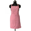 Generic Checkered Cotton Aprons (Pink)