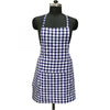 Generic Checkered Cotton Aprons (Blue)