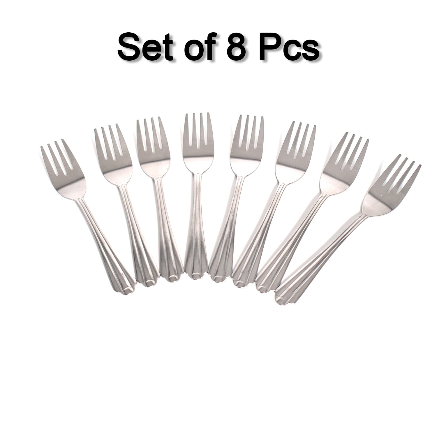 2775 Small Dinner Fork for home and kitchen. (set of 8Pc) 