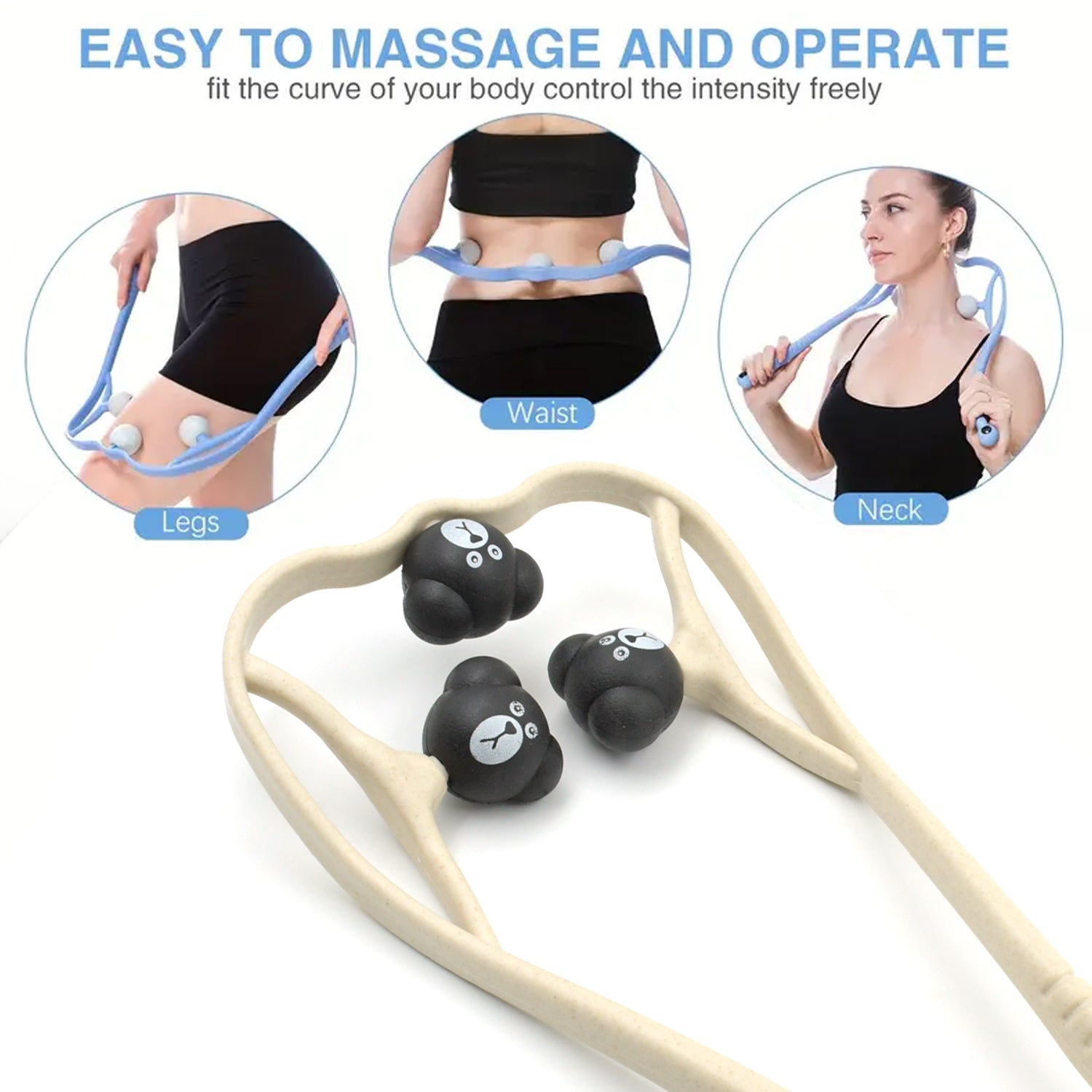 8410 NECK SHOULDER MASSAGER, PORTABLE RELIEVING THE BACK FOR MEN RELIEVING THE WAIST WOMEN & MEN USE