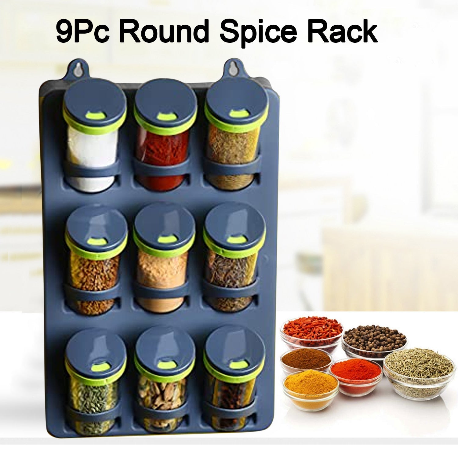 2575 Space Saver Spice Rack  9 Piece Spice Set 