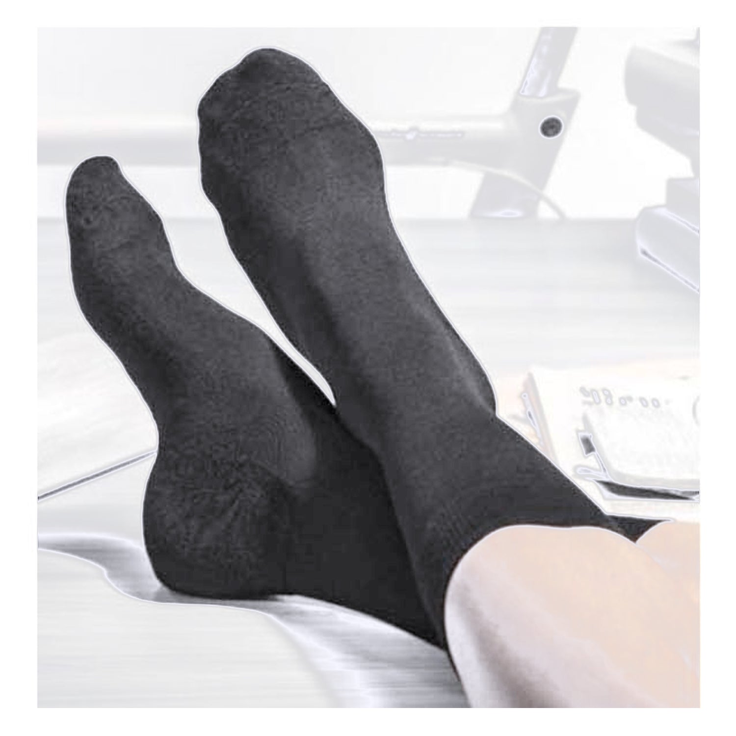 7301 Socks Breathable Thickened Classic Simple Soft Skin Friendly 