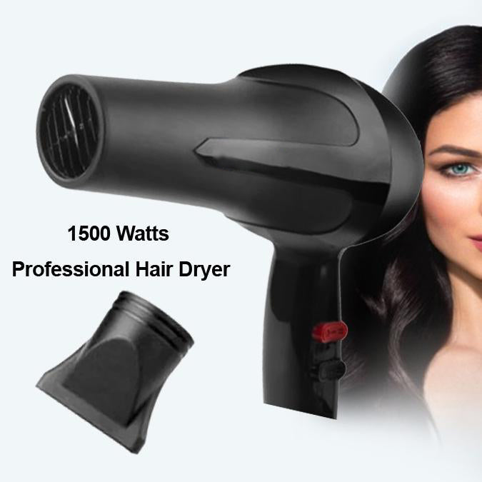 0386 1500 Watts Professional Hair Dryer 2888 (Black) 