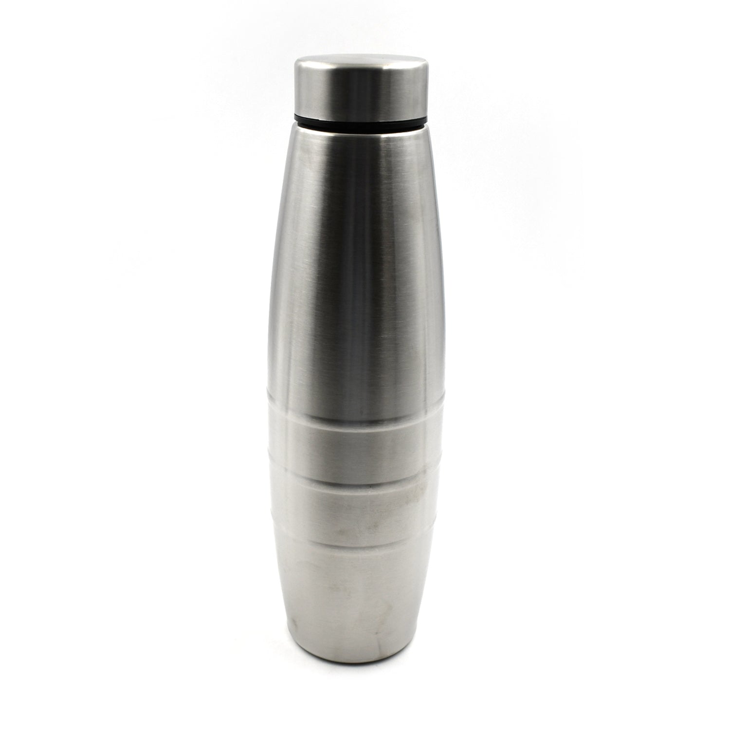 6859 Stainless Steel Sports Water Bottles, BPA Free and Leak Proof Cap and Steel Bottle silver, Steel fridge Bottle For office/Gym/School 1000 Ml