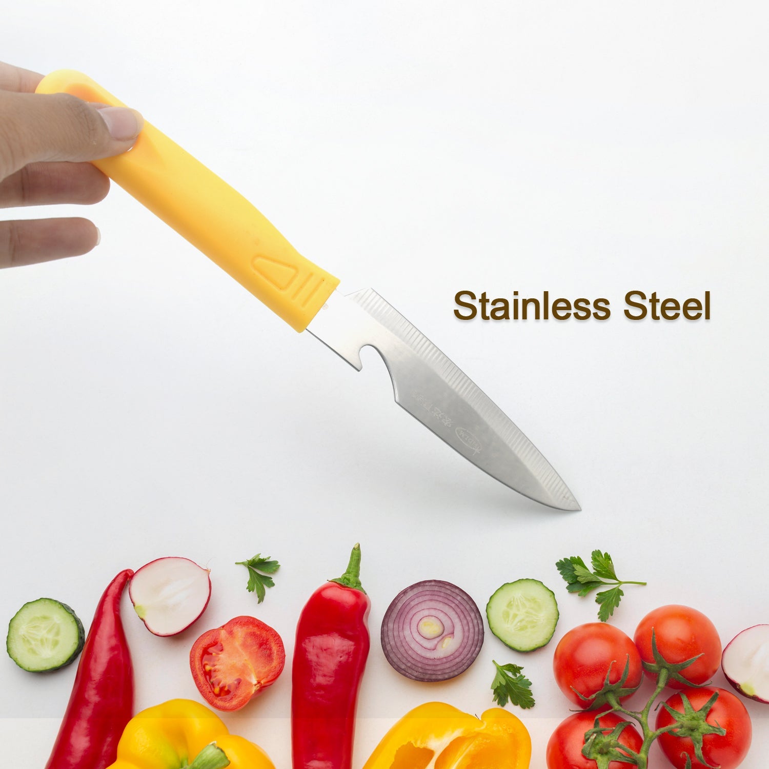 5476 Stainless Steel Knife For Kitchen Use, Knife Set, Knife & Non-Slip Handle With Blade Cover Knife, Fruit, Vegetable,Knife Set (1 Pc)