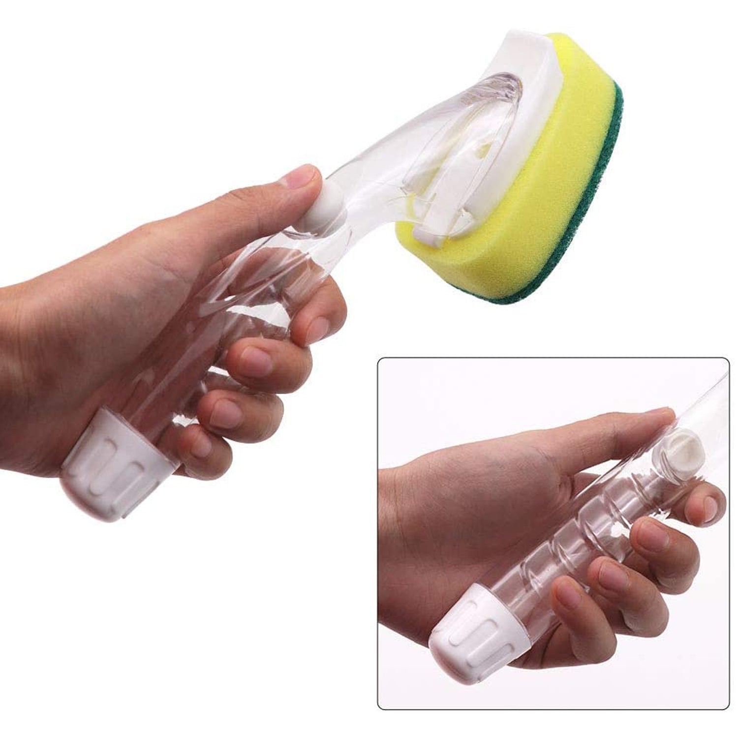 7200 Liquid dispensing Scrub widely used for washing and cleaning utensils and all kitchen stuff to make them again clean and shiny. 