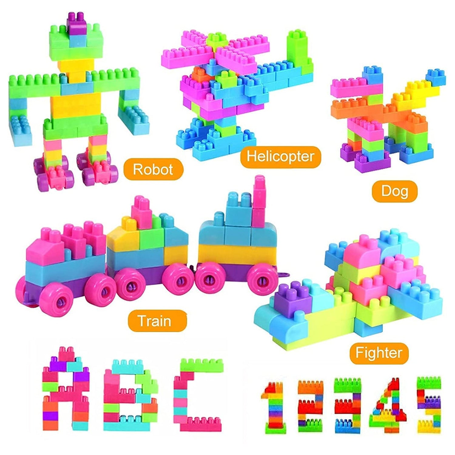 3915 200 Pc Train Blocks Toy used in all kinds of household and official places specially for kids and children for their playing and enjoying purposes. 