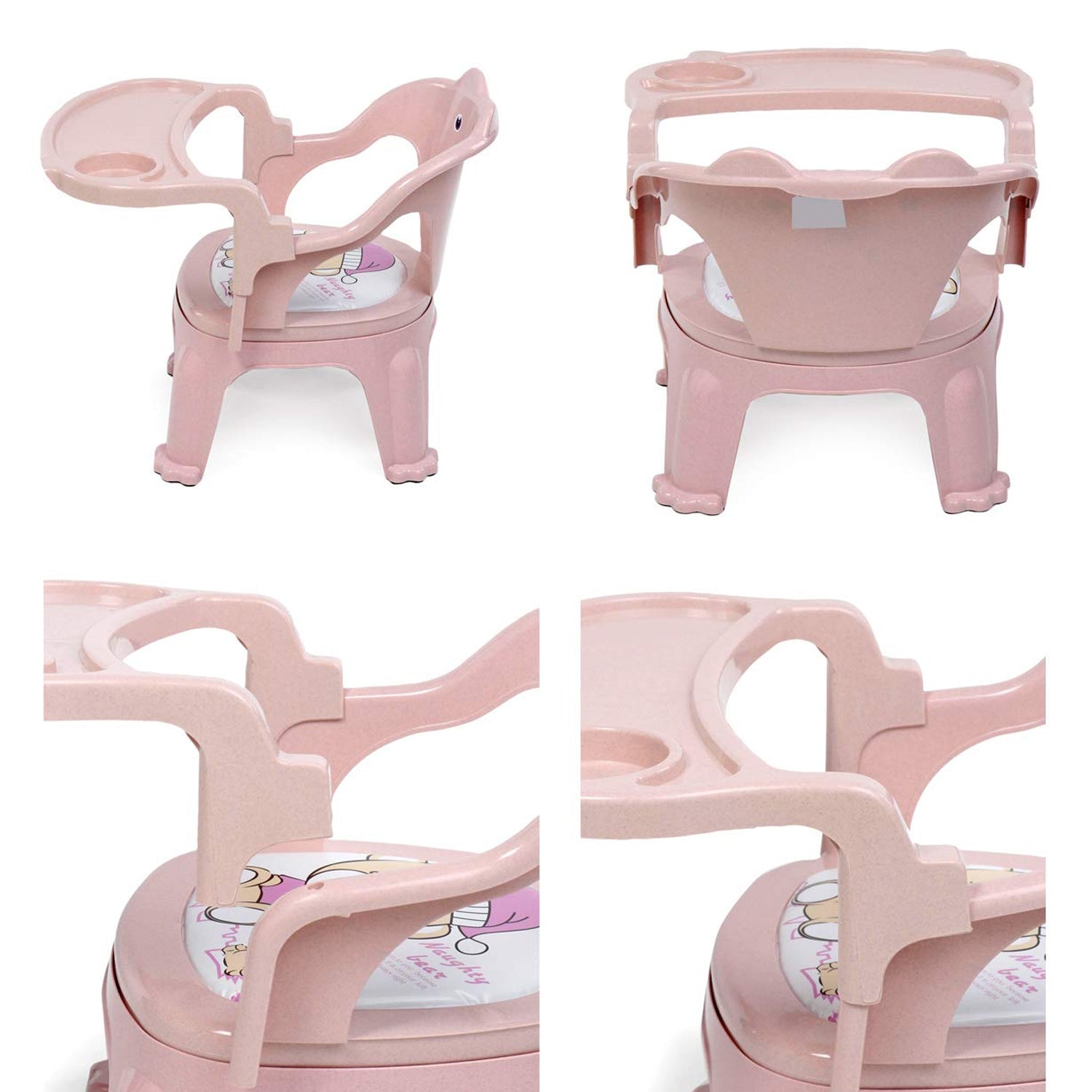 3183 Baby Chair, with Tray Strong and Durable Plastic Chair for Kids/Plastic School Study Chair/Feeding Chair for Kids, Portable High Chair for Kids