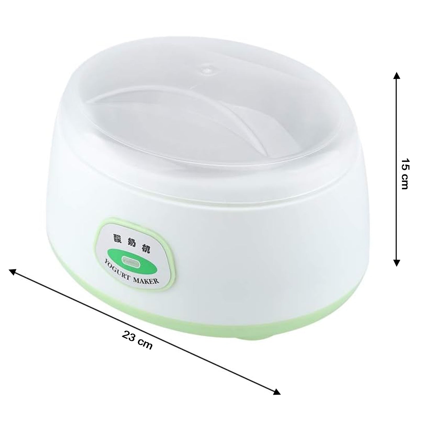 2533B ELECTRONIC YOGURT MAKER, AUTOMATIC YOGURT MAKER MACHINE 1L YOGHURT PLASTIC CONTAINER FOR HOME USE