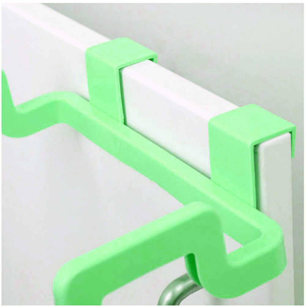 1168 Kitchen Plastic Garbage Bag Rack Holder ( Green Color ) 