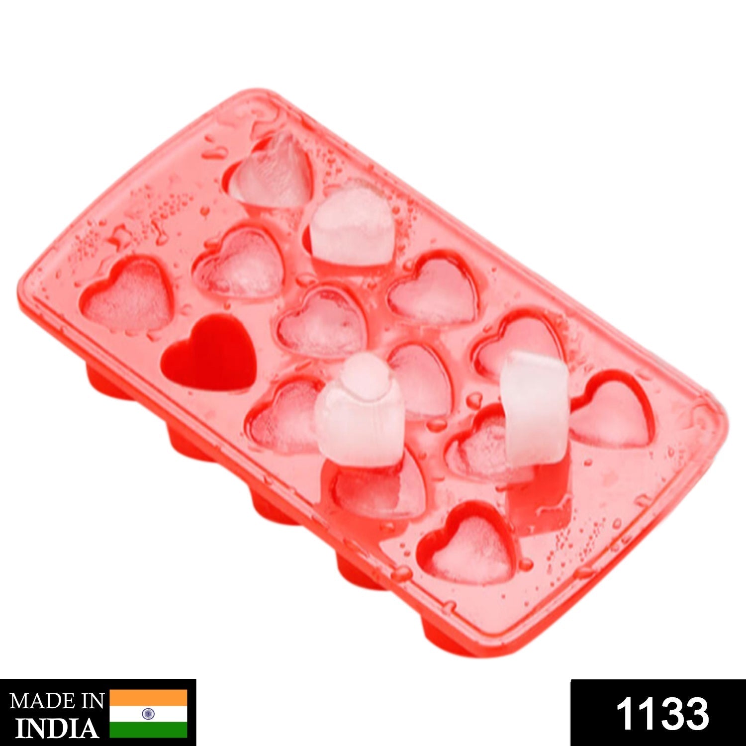 1133  Heart Shape Ice Cube Tray 