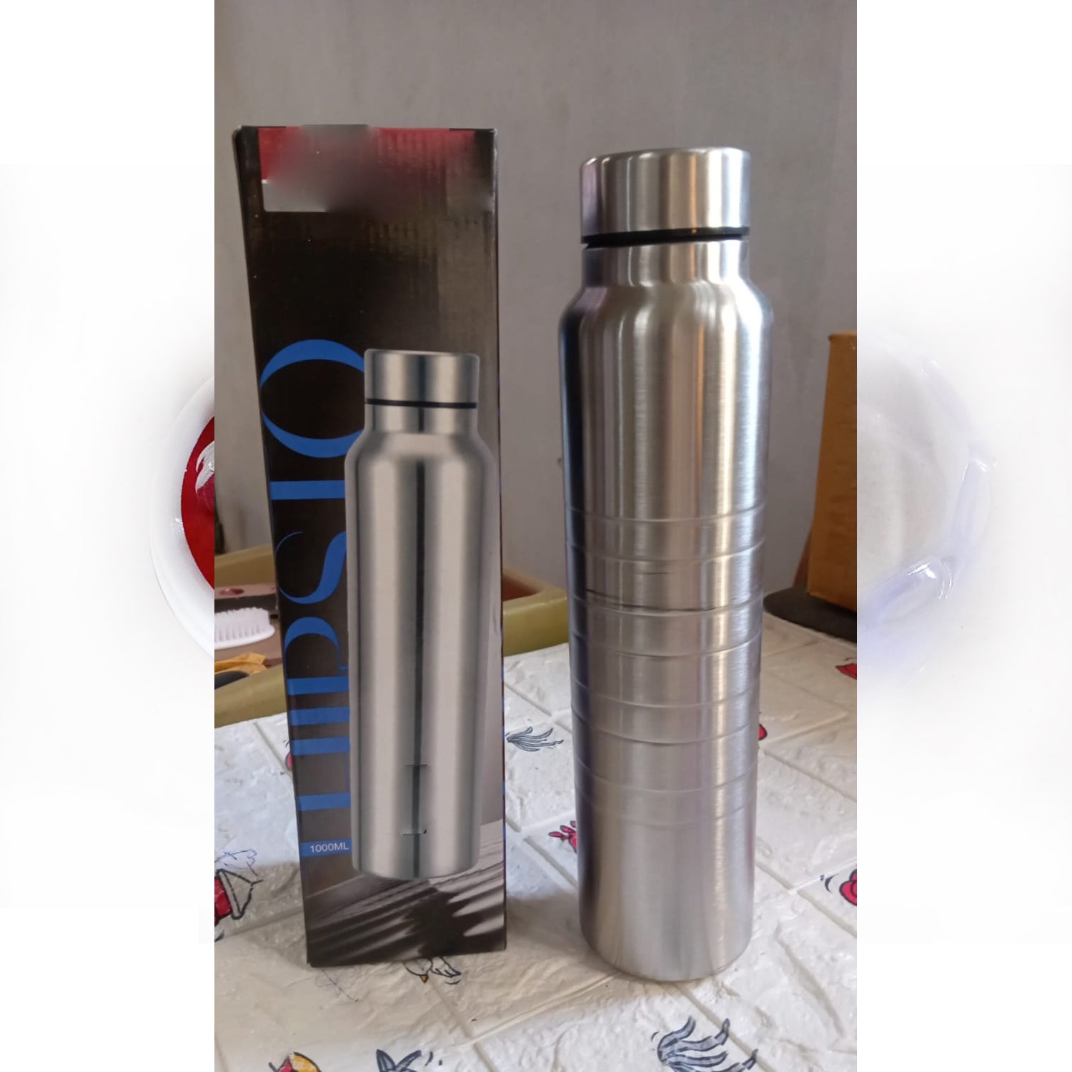 6896 Unbreakable Stainless Steel Leak Proof Fridge Water Bottle, Cold &  Hot Thermosteel Bottle| Leak Proof | Office Bottle | Gym | Home | Kitchen | Hiking | Trekking | Travel Bottle (1000 ml)