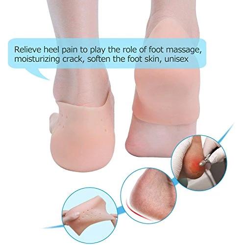 339 Moisturizing Skin Softening Silicone Gel for Dry Cracked Heel Repair (Multicolour) TOSS