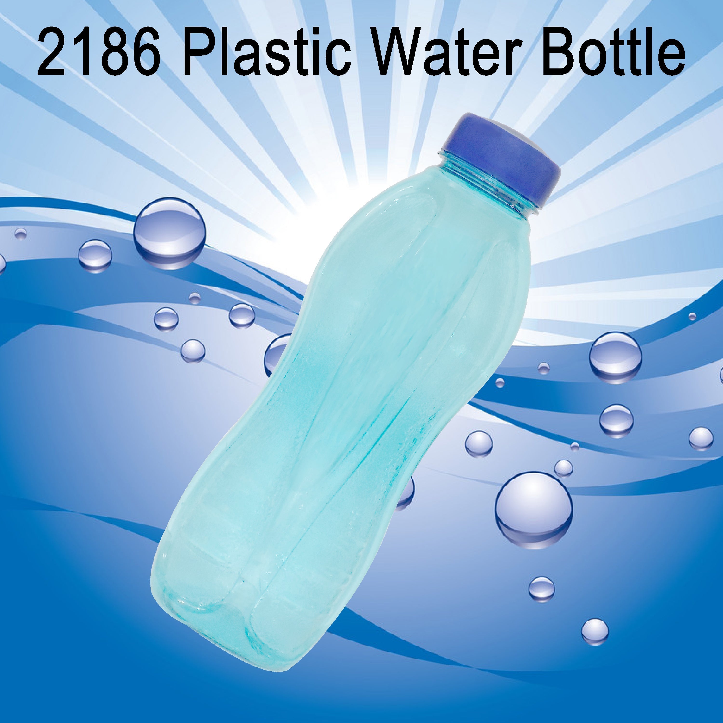 2186 Plastic Water Bottle 