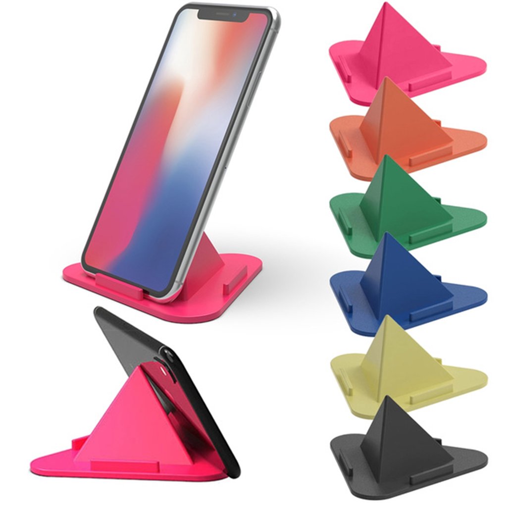 4640 Universal Portable Three-Sided Pyramid Shape Mobile Holder Stand 