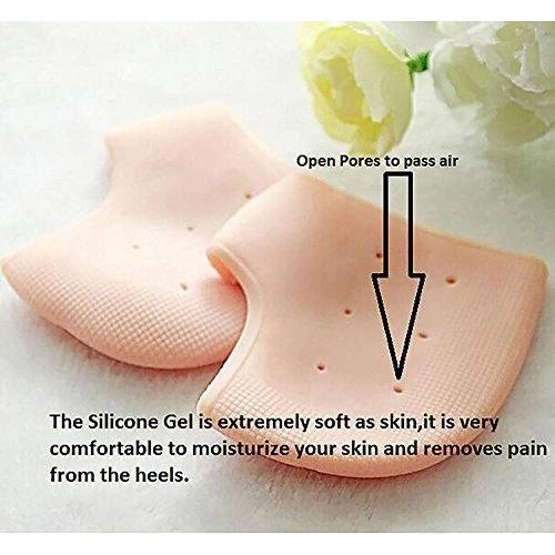 339 Moisturizing Skin Softening Silicone Gel for Dry Cracked Heel Repair (Multicolour) TOSS