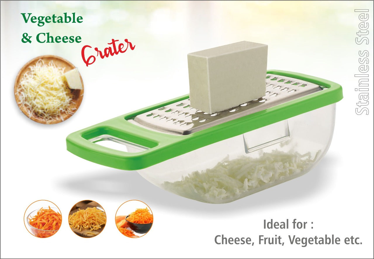 0660  Cheese Grater/Slicer/Chopper With Stainless Steel Blades 