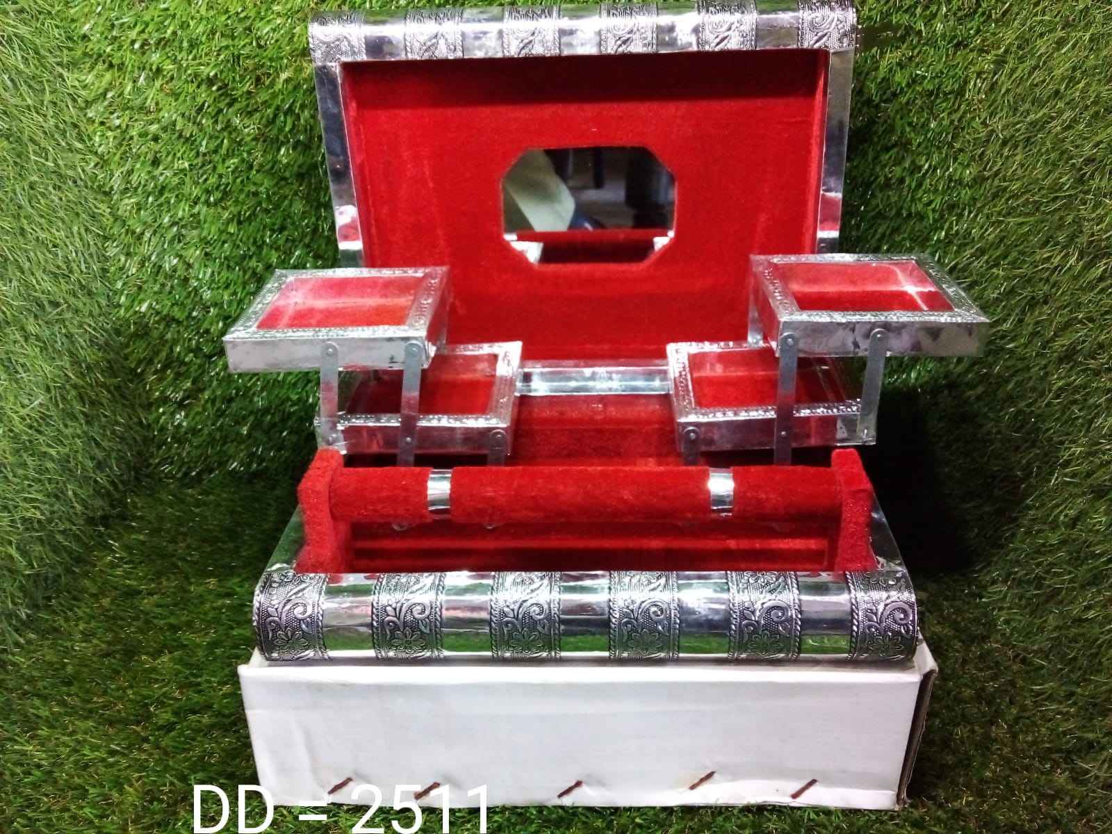 2511 Wooden Jewellery Organizer Multi Purpose Box Bangle Box 