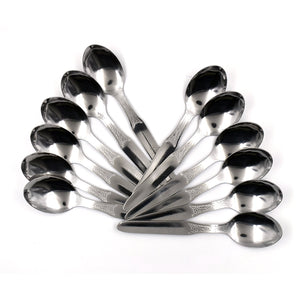 2633 Stainless Steel Medium Dinner Table Spoon (Set of 12Pcs) 