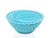 2088 Multipurpose Round Storage Plastic Basket Tray (3pcs) 