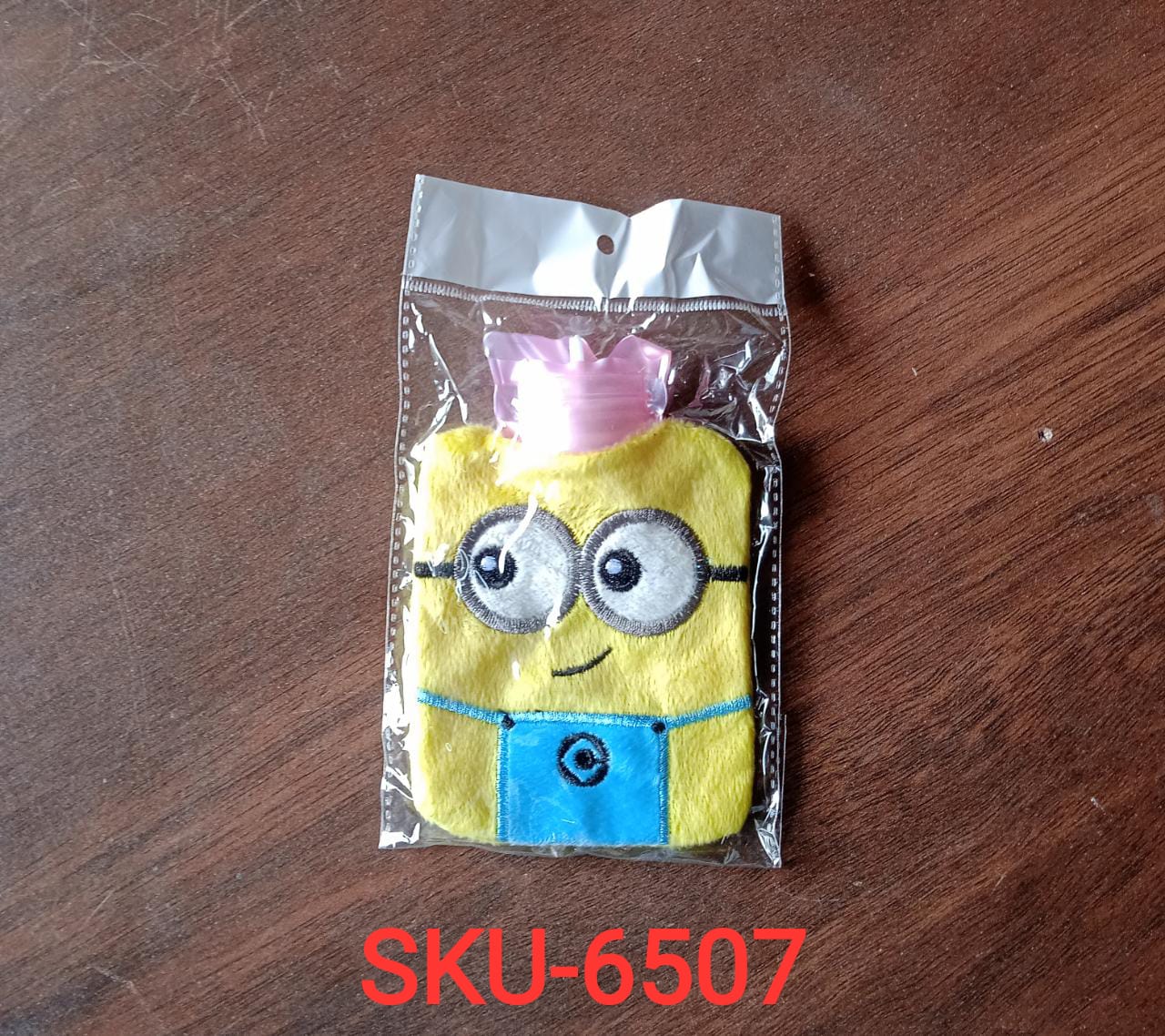 6507 2Eye Minions small Hot Water Bag with Cover for Pain Relief, Neck, Shoulder Pain and Hand, Feet Warmer, Menstrual Cramps. 