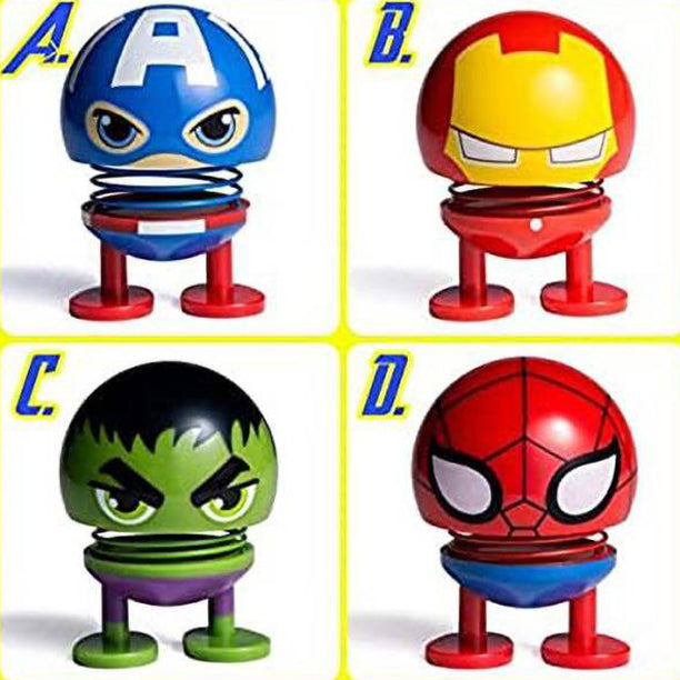 0857 Superhero figure Spring doll 